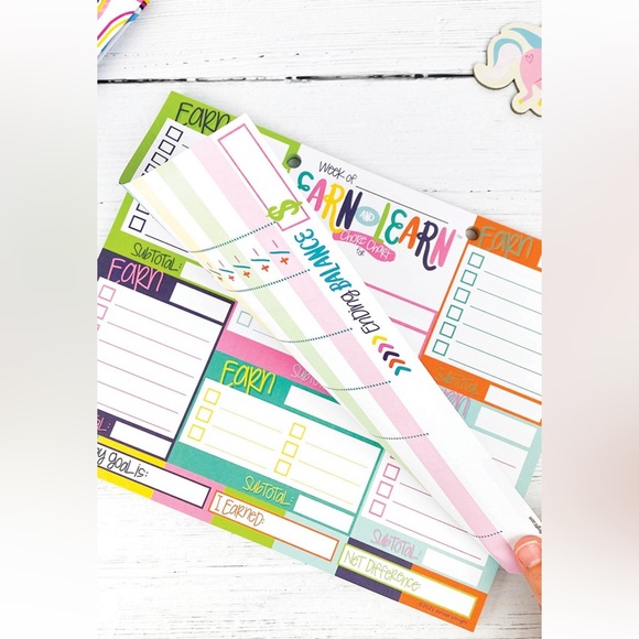 Earn & Learn Kids’ Chore Chart Money Management - Picture 3 of 11